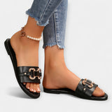 Άνετες Παντόφλες με Στρογγυλή Μύτη