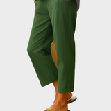 Καλοκαιρινό Παντελόνι από Λινό και Βαμβάκι