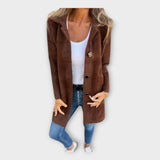 Μάλλινο Παλτό με Κομψό Κλείσιμο