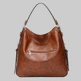 Σουφ - Πολυτελή Δέρμα Anti-Theft Hobo Τσάντα