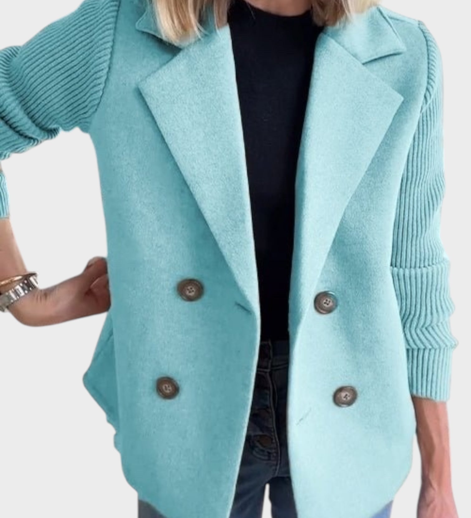 Ιωάννα - Άνετο Πλεκτό Μπλέιζερ