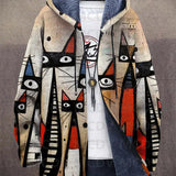 Κύορα - Πολυτελές κασκόλ με καλλιτεχνική έμπνευση και απαλή, ζεστή υφή.