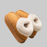 Clio - Άνετες παντόφλες για το σπίτι με γούνινο γιακά