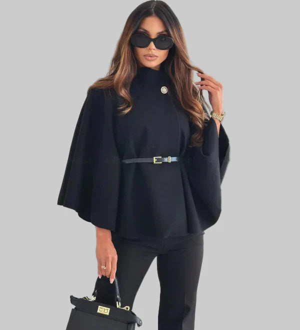 Selviora - Κομψό σακάκι με πεταλούδα και ζώνη