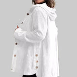 Cordia - Κοτλέ Μπουφάν με Κουκούλα