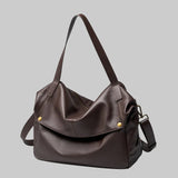 Adriani - Ρετρό γνήσια δερμάτινη μαλακή μινιμαλιστική τσάντα για καθημερινή χρήση