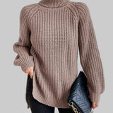 Μαρία - Ζεστό και φαρδύ πουλόβερ με γιακά