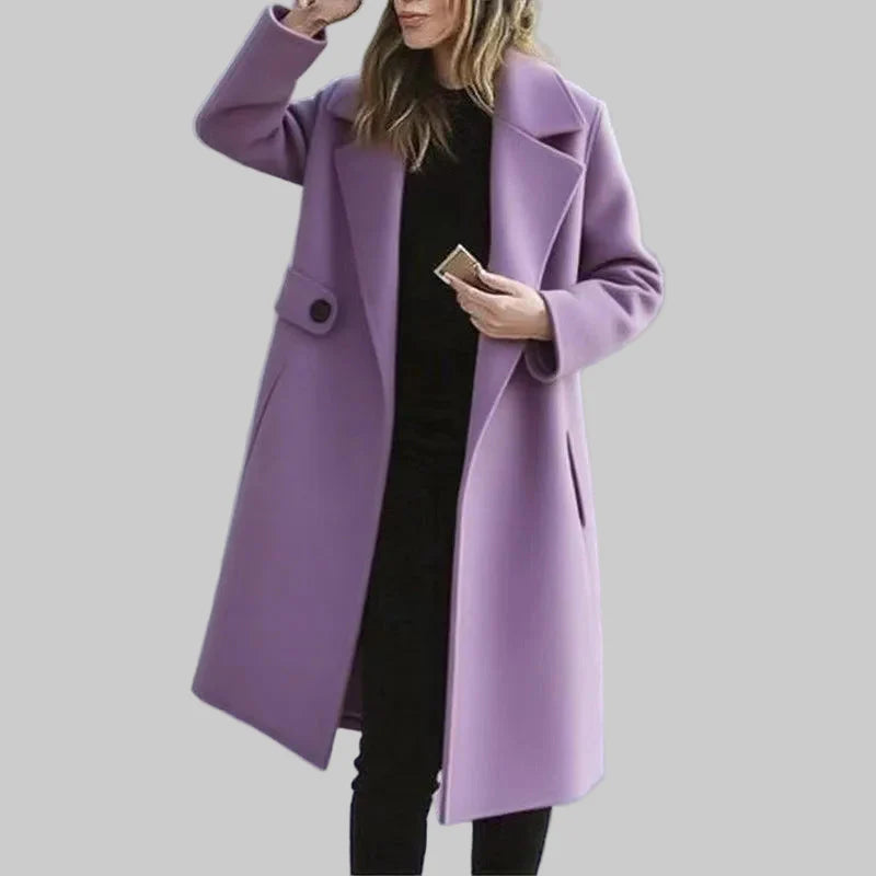 Ariadne - Κομψό μακρύ καμηλό παλτό