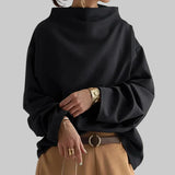 Γεωργία - Μοντέρνο μπλουζάκι με ψηλό γιακά και μανίκια Dolman