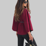 Selviora - Κομψό σακάκι με πεταλούδα και ζώνη