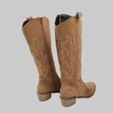 Elka Καουμπόικες Western Μπότες από Σουέτ