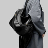 Adriani - Ρετρό γνήσια δερμάτινη μαλακή μινιμαλιστική τσάντα για καθημερινή χρήση