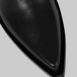 Daphne - Μπότες με τακούνι πάνω από το γόνατο με δερμάτινη εμφάνιση