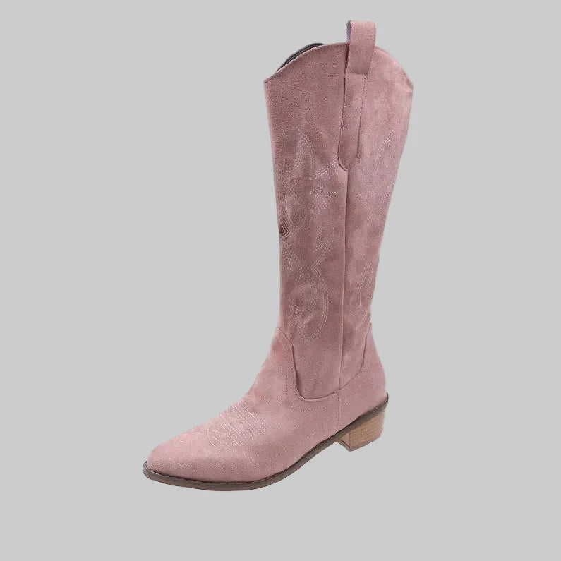 Elka Καουμπόικες Western Μπότες από Σουέτ