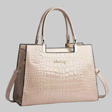 Erain - Γυαλιστερή τσάντα από δέρμα κροκόδειλου