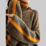 Athina - Ζεστό πουλόβερ με λεπτομέρειες από ζεστό μείγμα μαλλιού