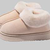 Clio - Άνετες παντόφλες για το σπίτι με γούνινο γιακά