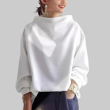 Γεωργία - Μοντέρνο μπλουζάκι με ψηλό γιακά και μανίκια Dolman