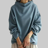 Γεωργία - Μοντέρνο μπλουζάκι με ψηλό γιακά και μανίκια Dolman