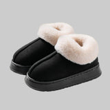 Clio - Άνετες παντόφλες για το σπίτι με γούνινο γιακά