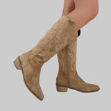 Elka Καουμπόικες Western Μπότες από Σουέτ