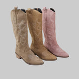 Elka Καουμπόικες Western Μπότες από Σουέτ