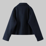 Iris - Μινιμαλιστικό γκρι σακάκι από μείγμα μαλλιού