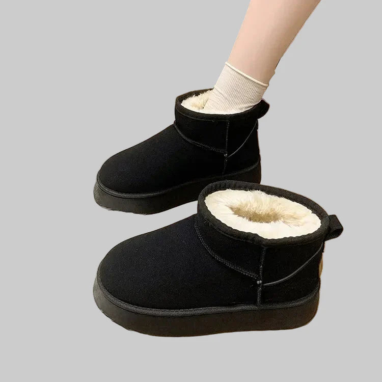 Άνετες Σουέντ Μπότες με Πλούσια Επένδυση