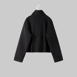 Iris - Μινιμαλιστικό γκρι σακάκι από μείγμα μαλλιού