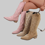 Elka Καουμπόικες Western Μπότες από Σουέτ