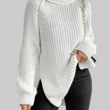 Μαρία - Ζεστό και φαρδύ πουλόβερ με γιακά