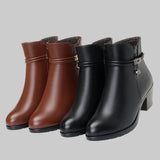 Φρεντέρικα - Κομψές χειμερινές μπότες με φερμουάρ