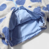 Αφροξυλία - Ζεστό αναστρέψιμο μπουφάν με απαλή υφή και μοντέρνο στυλ