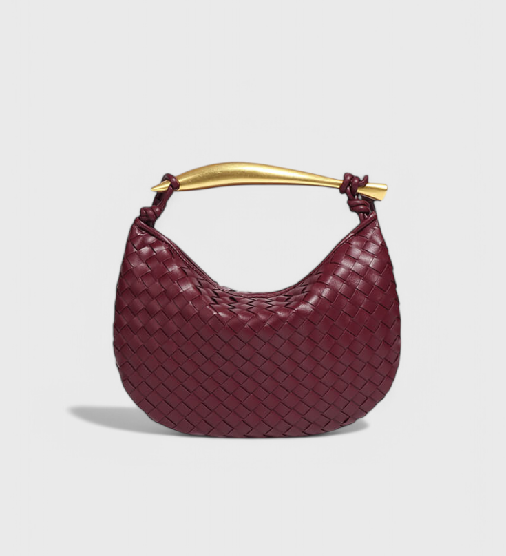 Τσάντα Gerda Bolso Woven με Χρυσή Λαβή