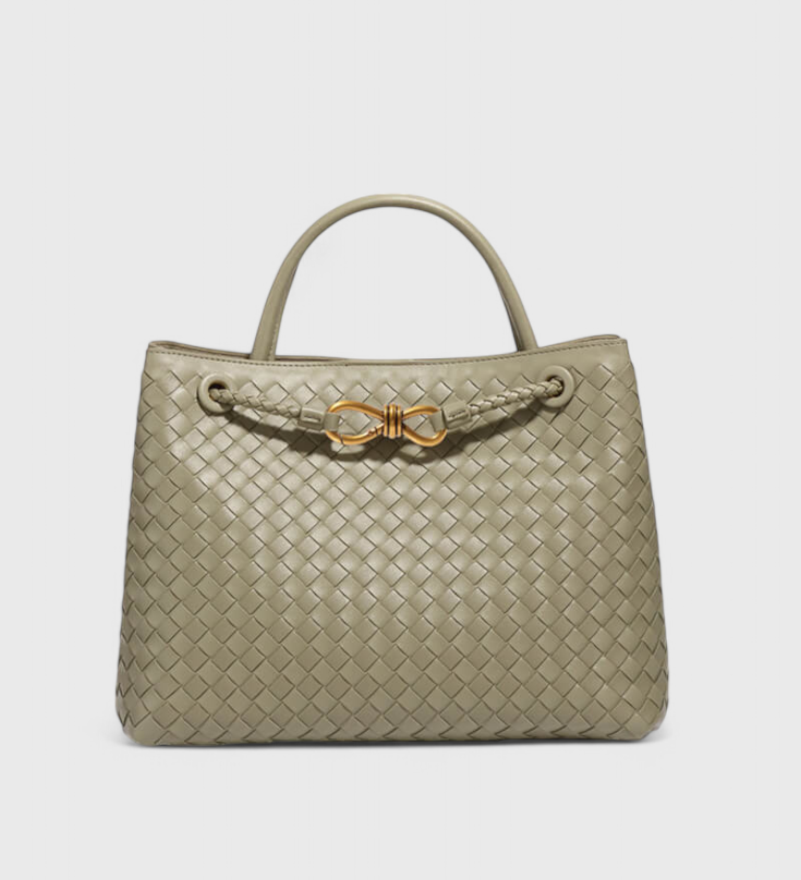 Τσάντα Ημέρας Πλεκτή Ινδigo