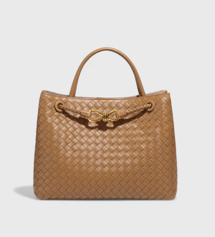 Τσάντα Ημέρας Πλεκτή Ινδigo