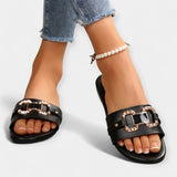 Άνετες Παντόφλες με Στρογγυλή Μύτη