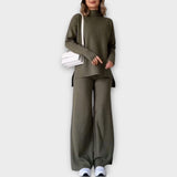 Πλεκτό Σετ με Άνετη Γραμμή